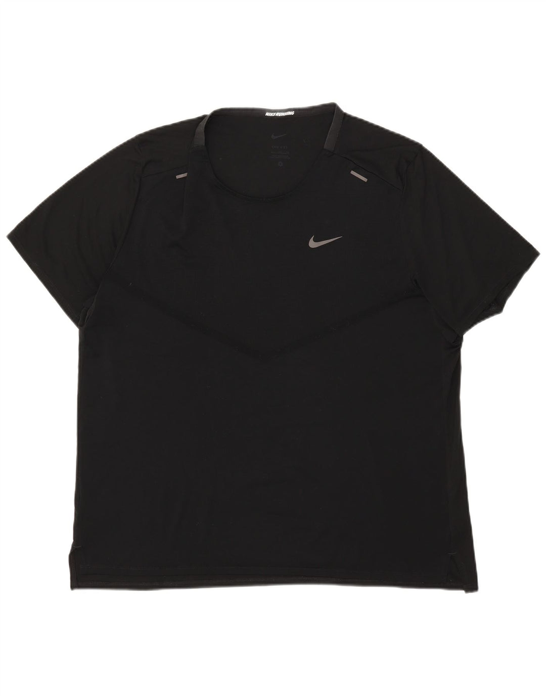 NIKE Mens Dri Fit T-Shirt Top XL Black Polyester