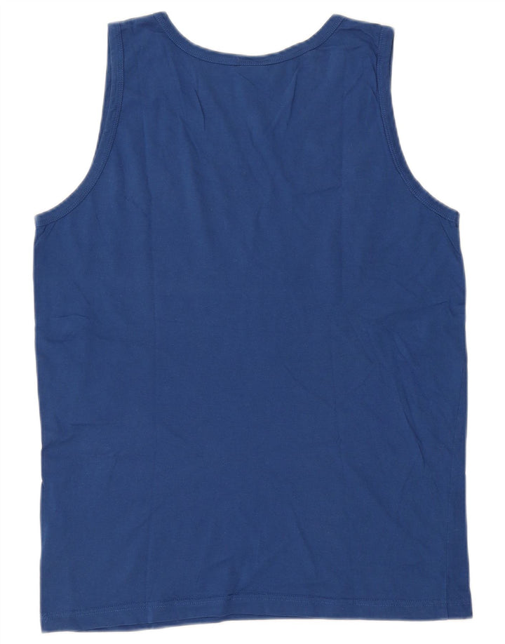 Lotto Mens Vest Top Large Blue Cotton