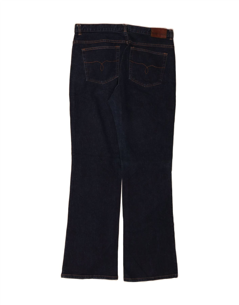 RALPH LAUREN Womens Bootcut Jeans US 12 Large W34 L32 Navy Blue Cotton Vintage Ralph Lauren and Second-Hand Ralph Lauren from Messina Hembry 