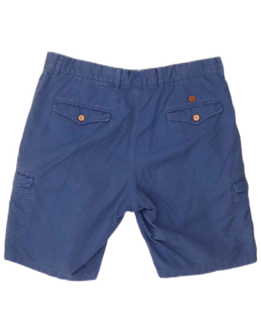 Massimo Dutti Mens Cargo Shorts EU 42 Large W32 Blue