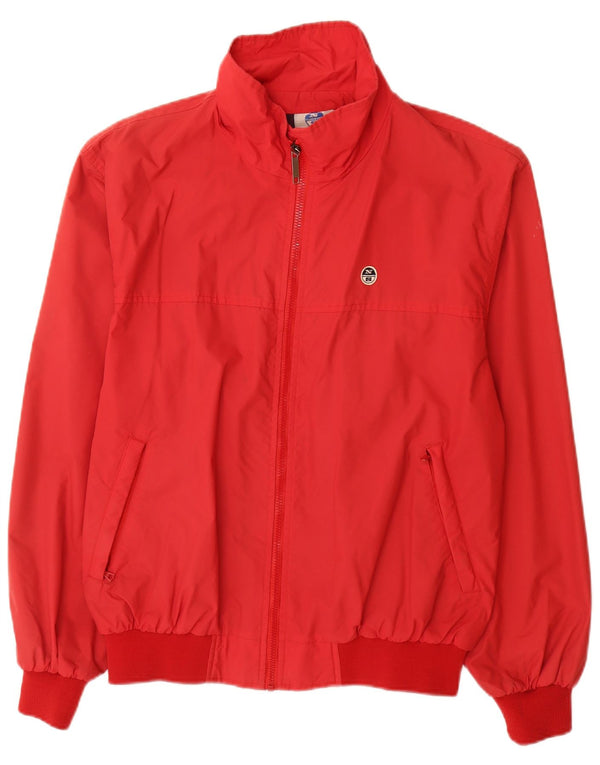 North Sails Mens Bomber Jacket UK 40 Large Red Polyamide