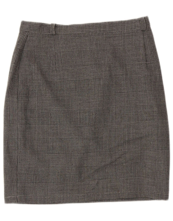 MAX MARA Womens Weekend Pencil Skirt UK 14 Large W29  Grey Check