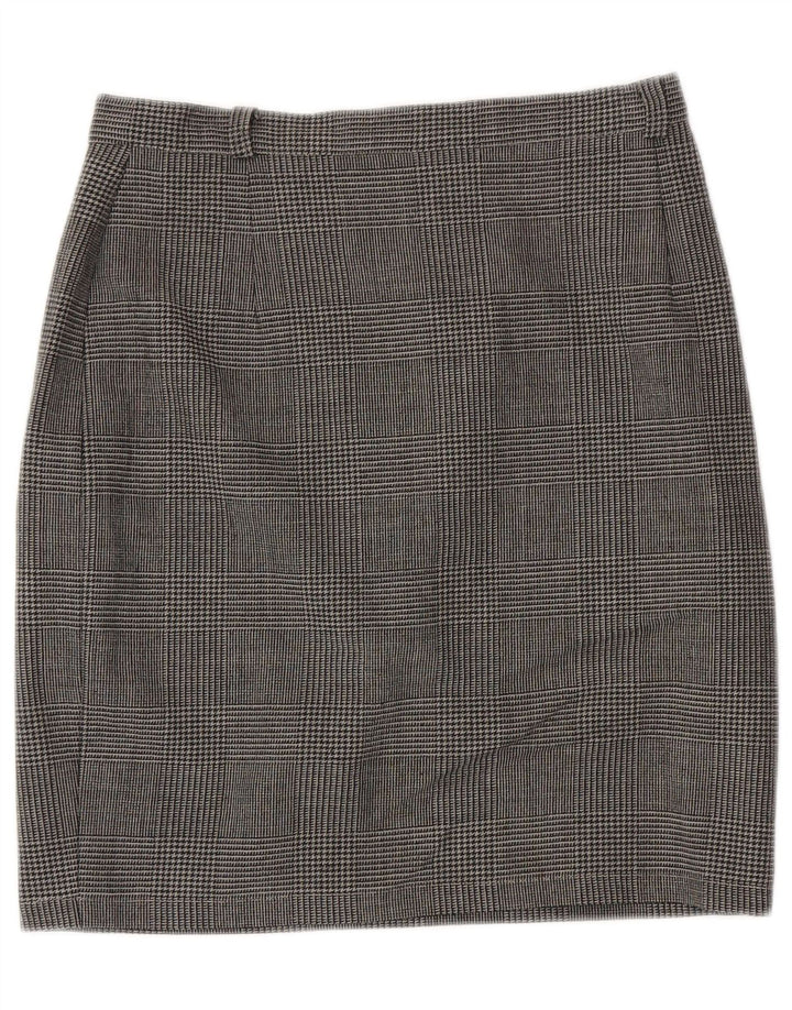 MAX MARA Womens Weekend Pencil Skirt UK 14 Large W29  Grey Check