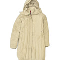 INVICTA Womens Hooded Windbreaker Coat UK 10 Small Beige Polyamide Winter | Vintage | Thrift | Second-Hand | Used Clothing | Messina Hembry 