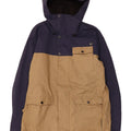 O'Neill Mens Hooded Windbreaker Jacket UK 38 Medium Navy Blue Colourblock