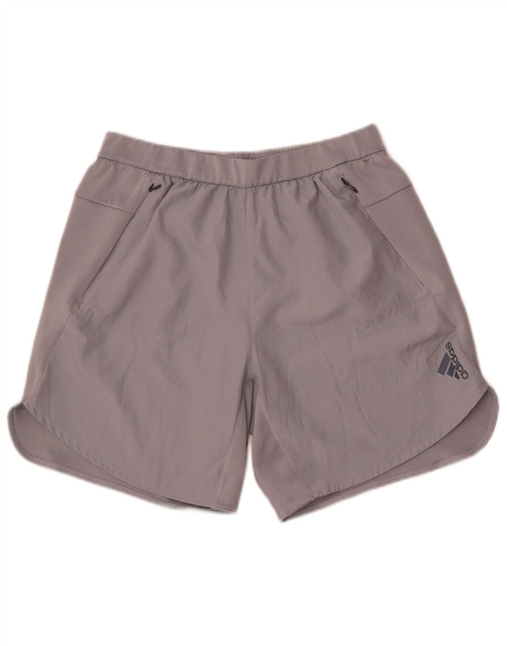 Adidas Mens Sport Shorts Medium  Grey Polyester