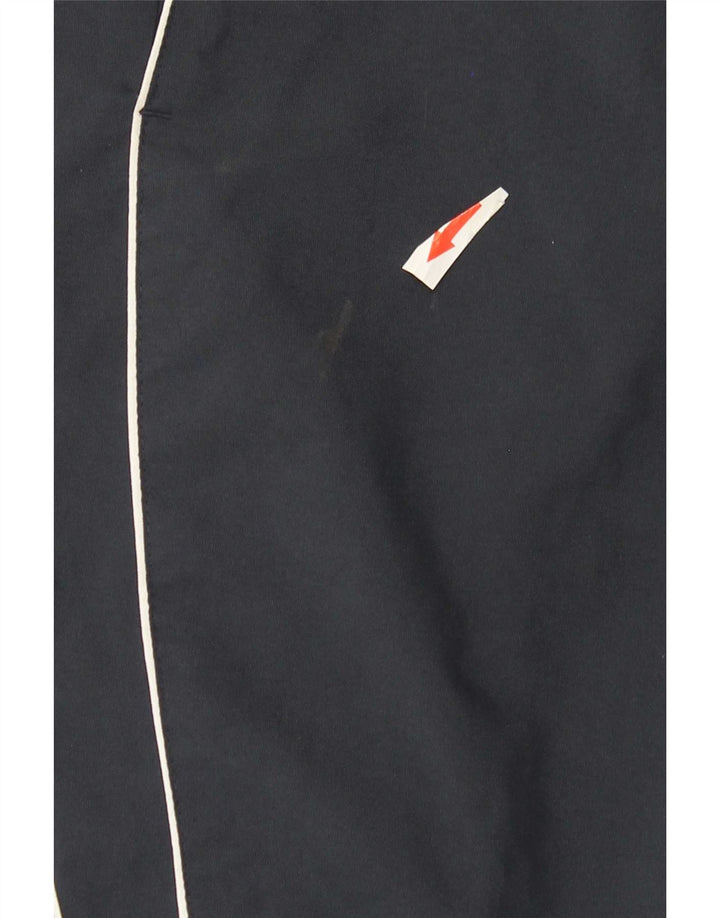 Adidas Mens Tracksuit Trousers Joggers Large Navy Blue Striped Polyester