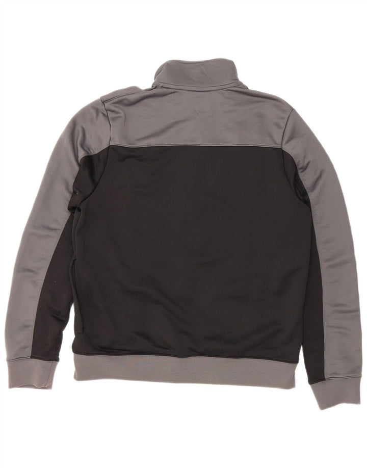 NIKE Mens Tracksuit Top Jacket Large Grey Colourblock Polyester Sports