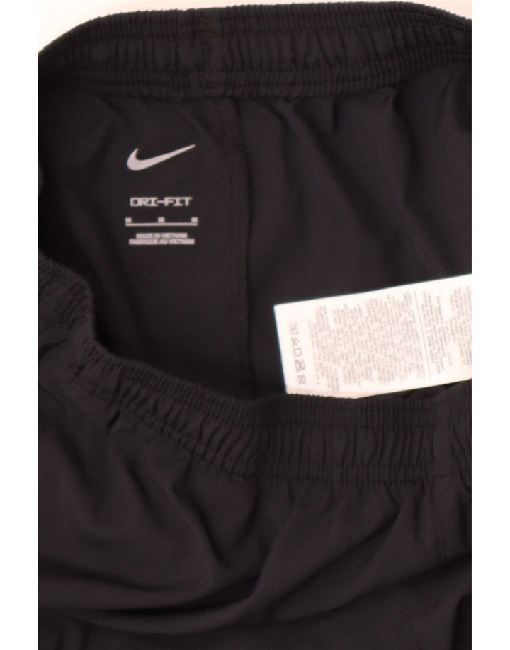 Nike Womens Dri Fit Tracksuit Trousers UK 14 Medium Black Polyester