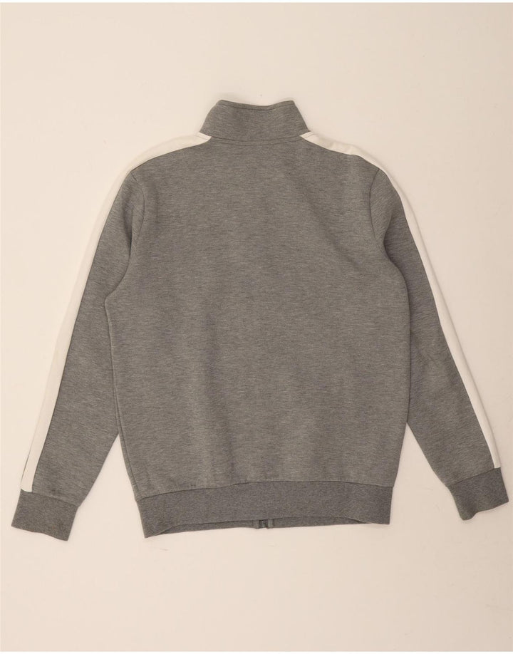 Puma Mens Tracksuit Top Jacket Large Grey Colourblock Cotton