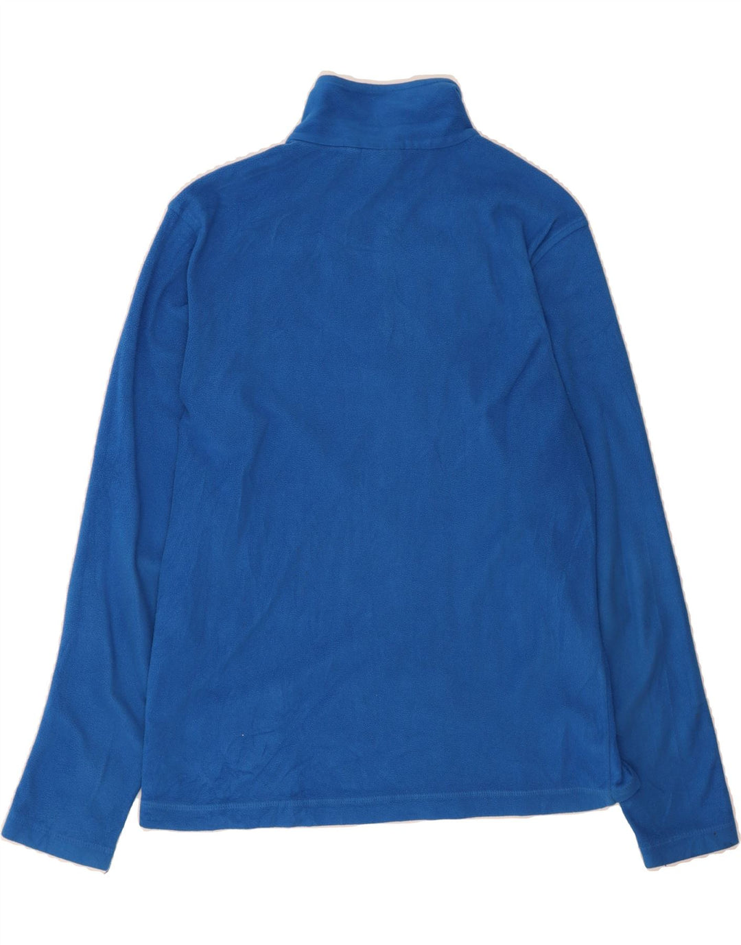 DIADORA Mens Zip Neck Fleece Jumper Medium Blue Polyester Vintage Diadora and Second-Hand Diadora from Messina Hembry 