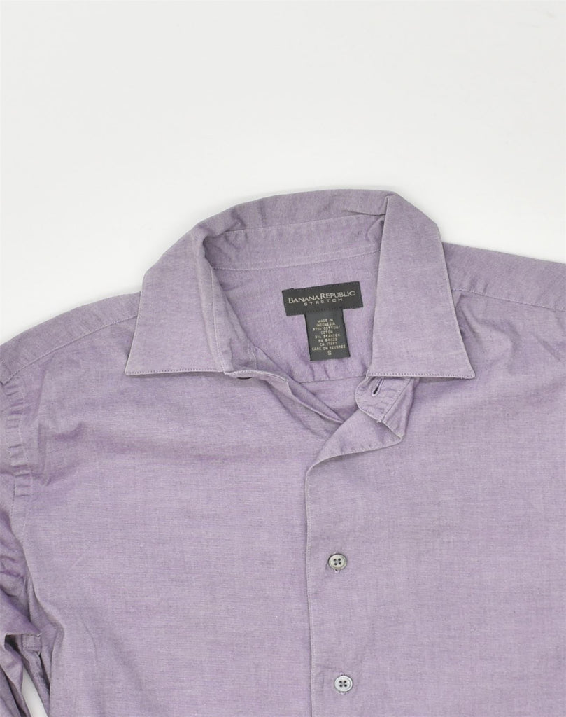 BANANA REPUBLIC Mens Shirt Small Purple Cotton | Vintage Banana Republic | Thrift | Second-Hand Banana Republic | Used Clothing | Messina Hembry 