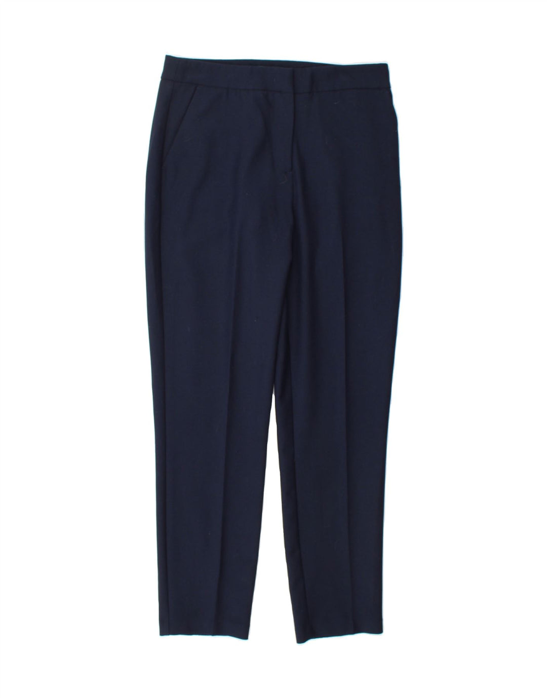 BENETTON Womens Slim Chino Trousers W30 L27 Navy Blue Vintage Benetton and Second-Hand Benetton from Messina Hembry 