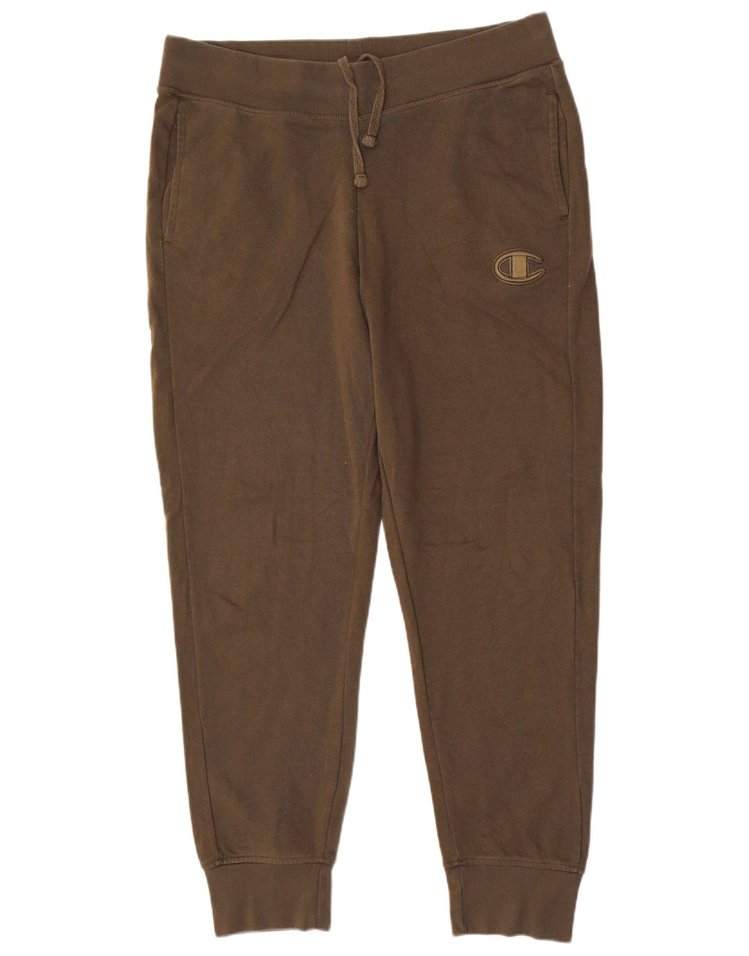 Champion Mens Tracksuit Trousers Joggers Large  Khaki Cotton