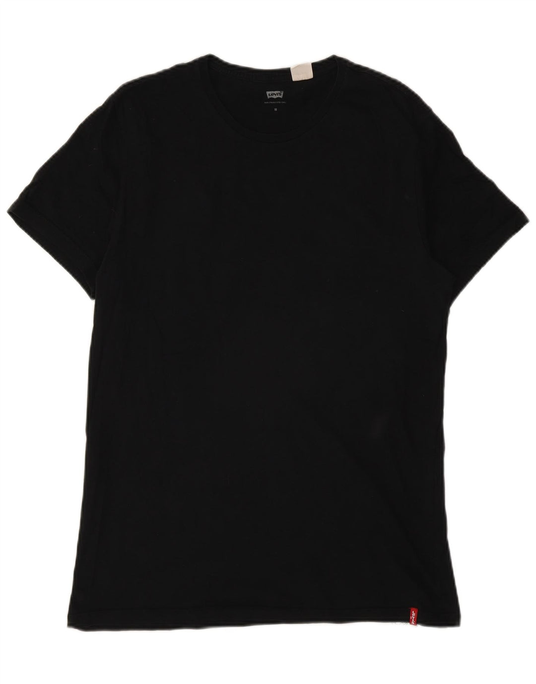 Levi's Womens T-Shirt Top UK 12 Medium Black