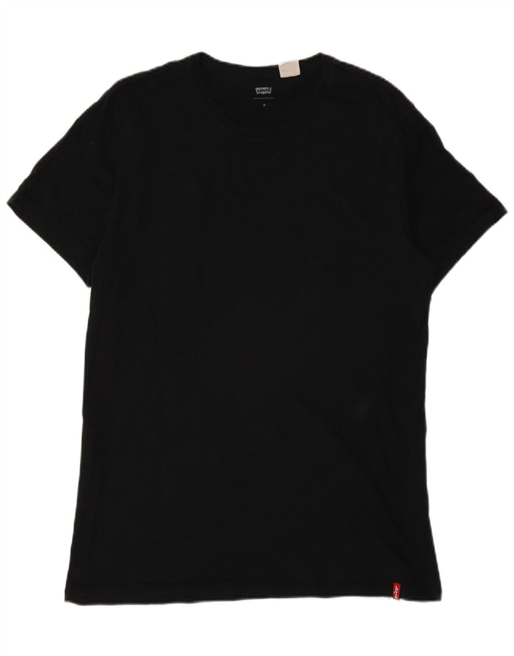 Levi's Womens T-Shirt Top UK 12 Medium Black