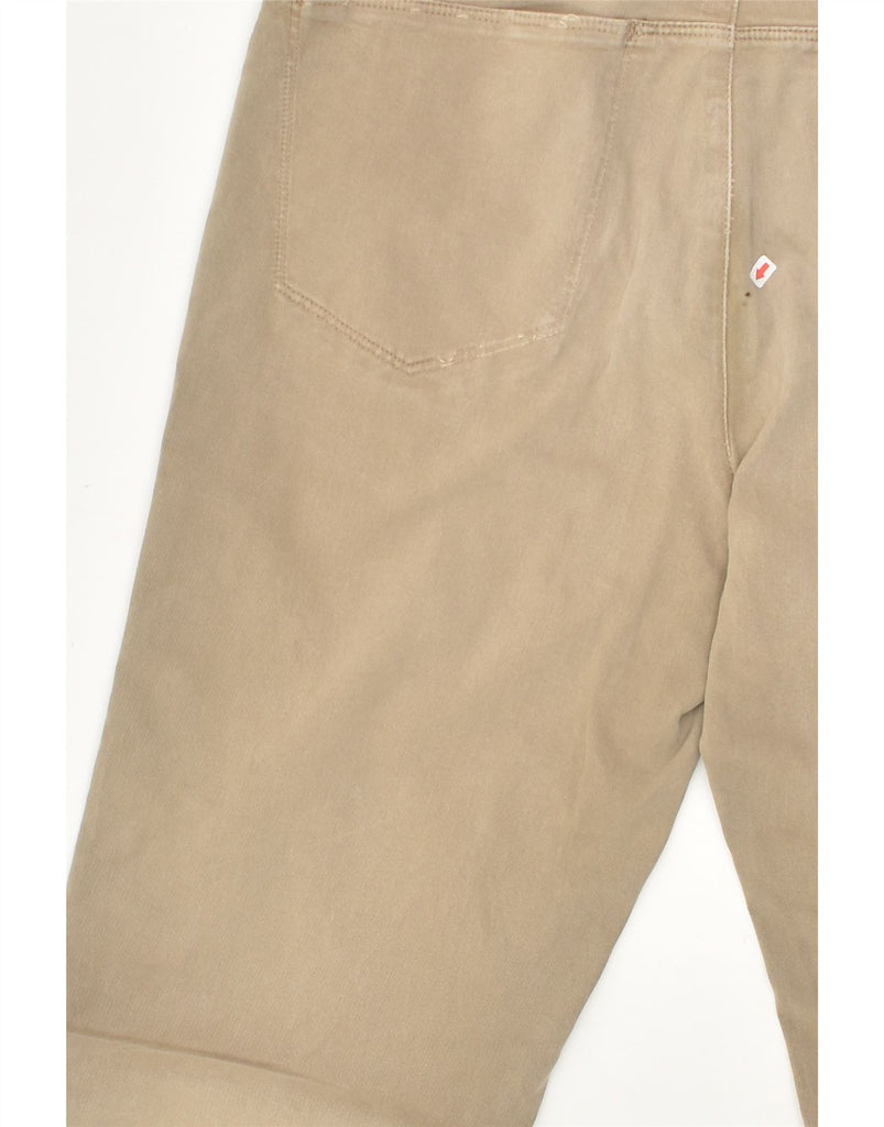 TRUSSARDI Mens Straight Casual Trousers IT 46 Small W30 L32  Beige Cotton | Vintage Trussardi | Thrift | Second-Hand Trussardi | Used Clothing | Messina Hembry 