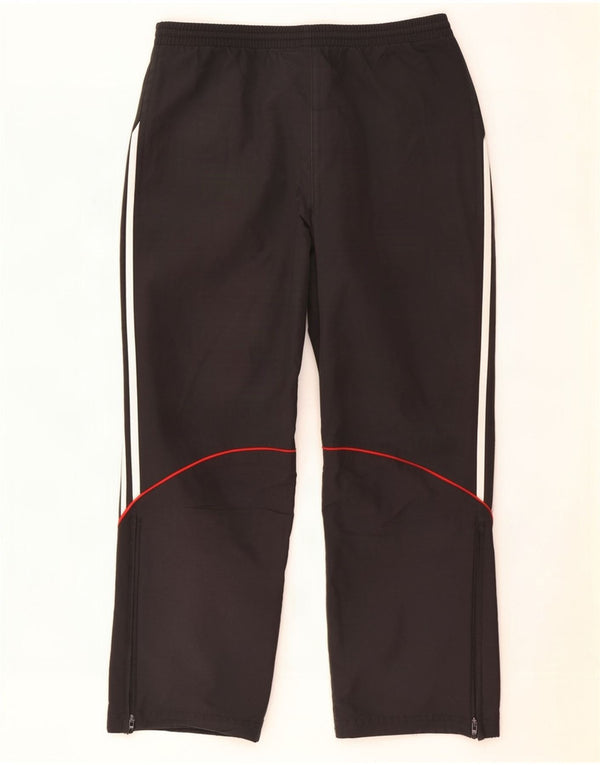 Adidas Mens Tracksuit Trousers UK 40/42 Medium Black Polyester