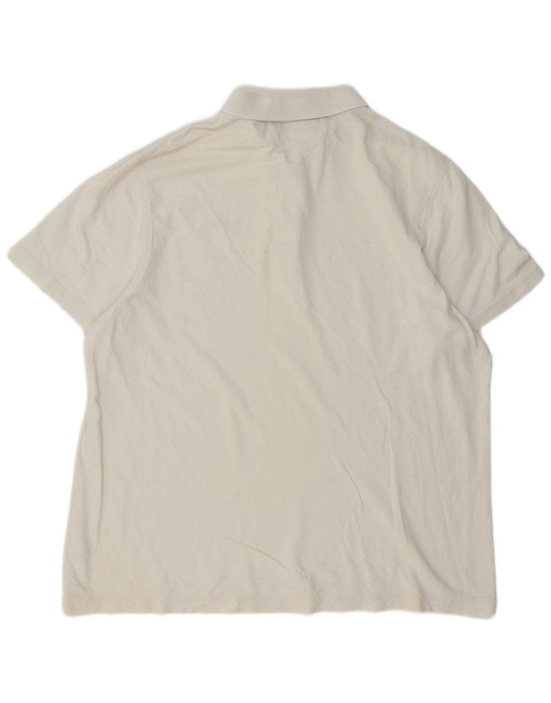 LACOSTE Mens Polo Shirt Size 8 3XL White Cotton