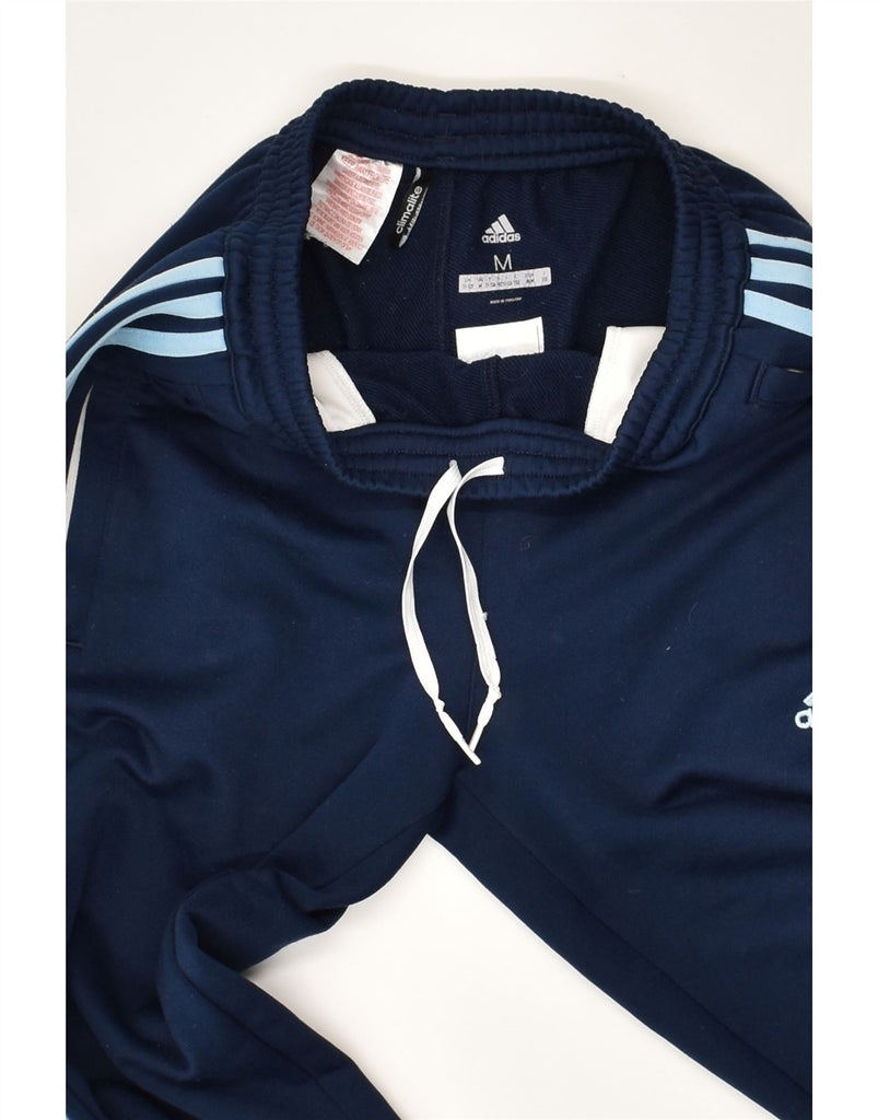 ADIDAS Boys Climalite Tracksuit Trousers 11-12 Years Medium Navy Blue | Vintage Adidas | Thrift | Second-Hand Adidas | Used Clothing | Messina Hembry 