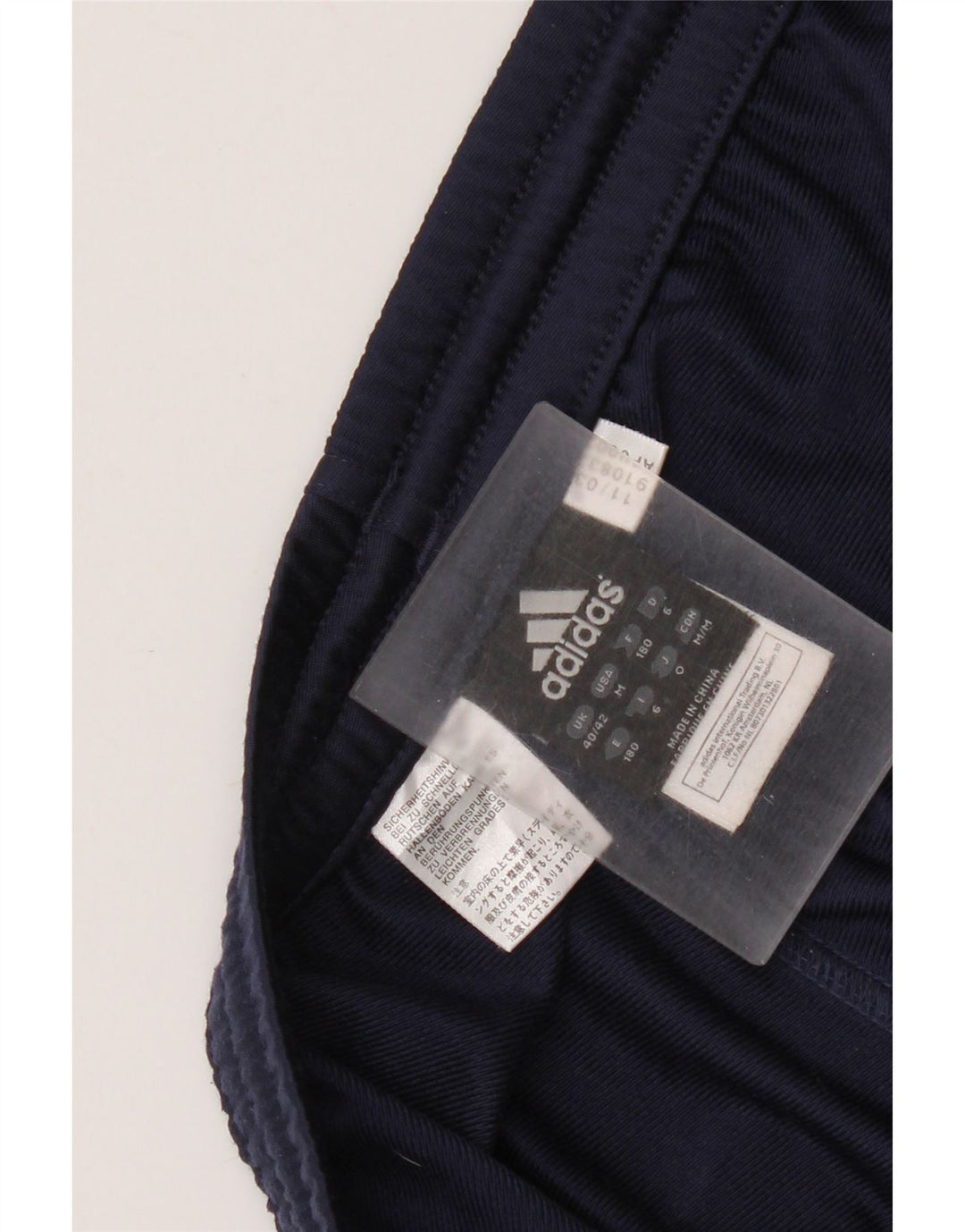 Adidas Mens Tracksuit Trousers Joggers UK 40/44 Medium Navy Blue Polyester