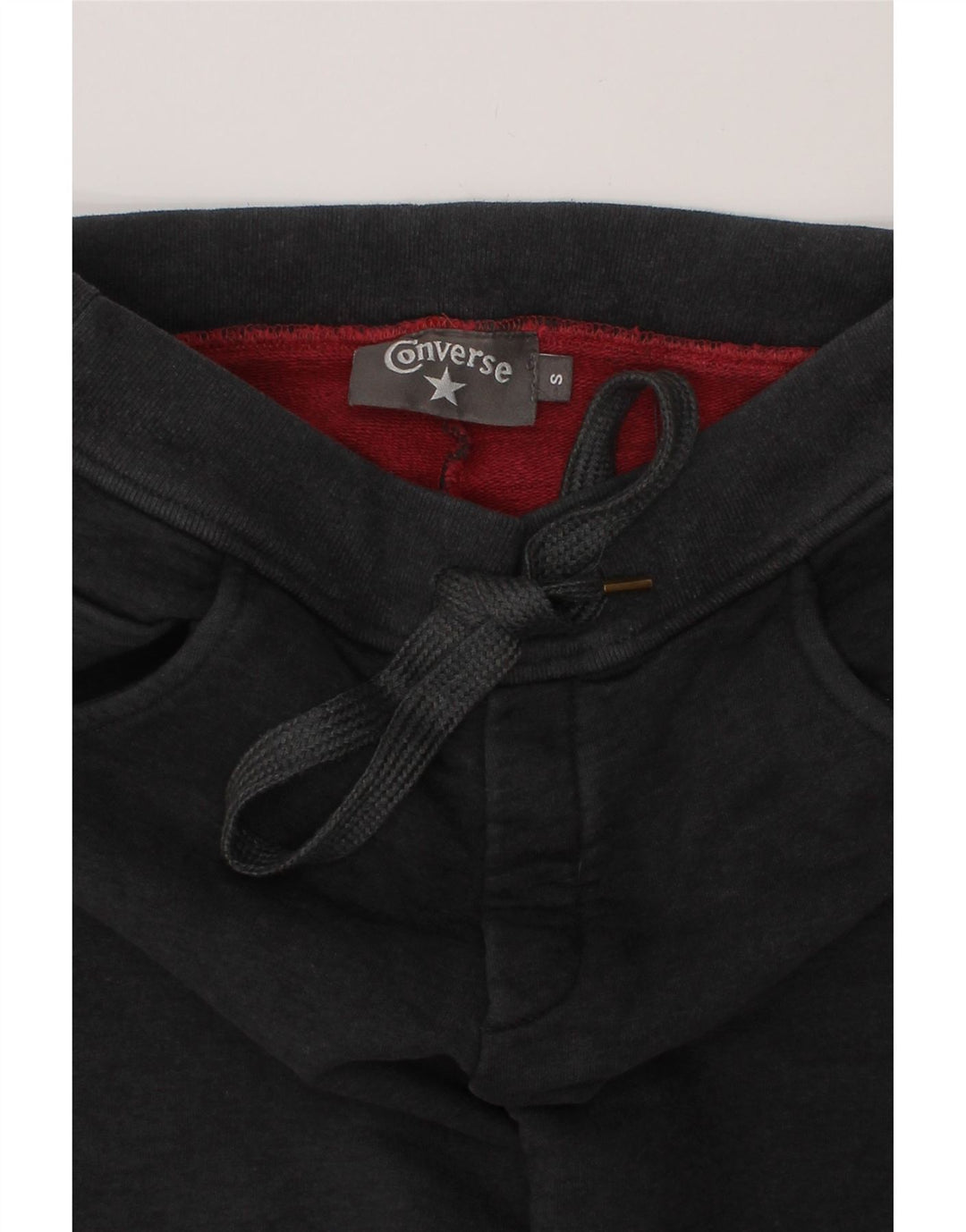 CONVERSE Girls Tracksuit Trousers 9-10 Years Small  Grey Cotton Vintage Converse and Second-Hand Converse from Messina Hembry 