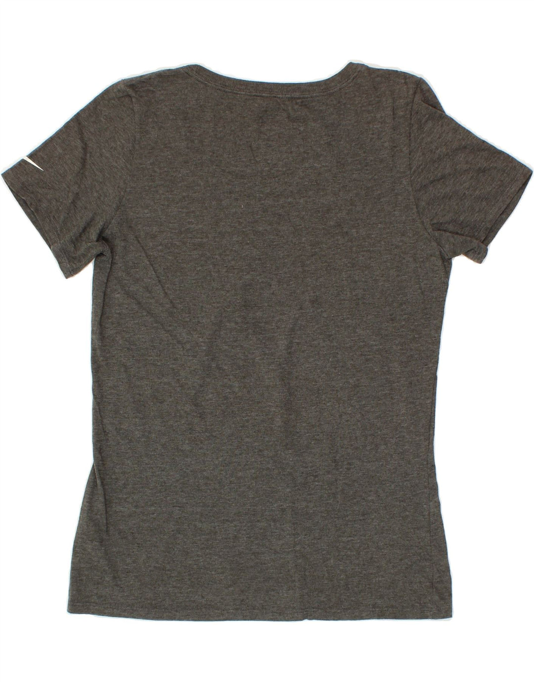 NIKE Womens Broncos Graphic T-Shirt Top UK 12 Medium Grey Cotton Vintage Nike and Second-Hand Nike from Messina Hembry 