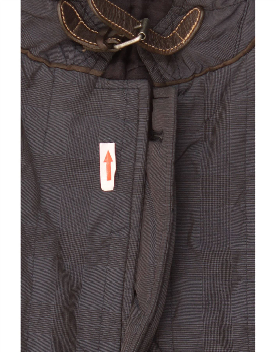 Massimo Dutti Mens Utility Jacket UK 40 Large Navy Blue Check Acetate