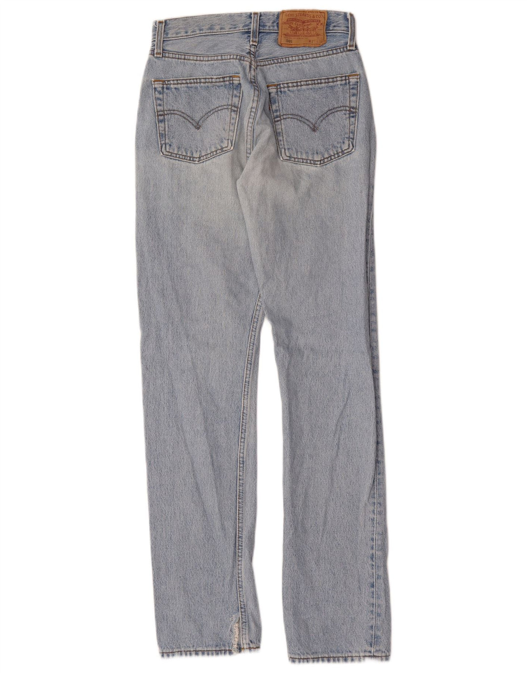 Levi's Womens 501 Straight Jeans W27 L32 Blue