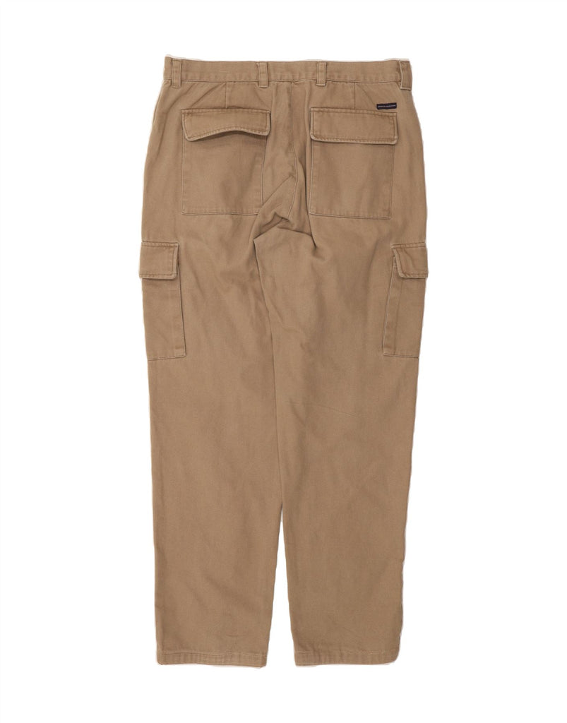 SERGIO TACCHINI Mens Straight Cargo Trousers IT 54 2XL W38 L34 Brown Vintage Sergio Tacchini and Second-Hand Sergio Tacchini from Messina Hembry 