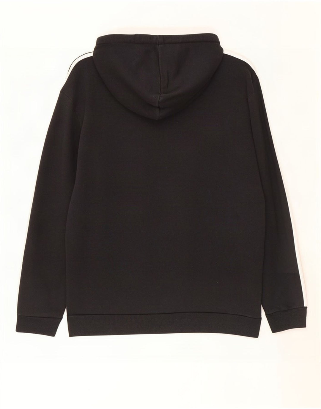 Adidas Mens Hoodie Jumper Large Black Cotton