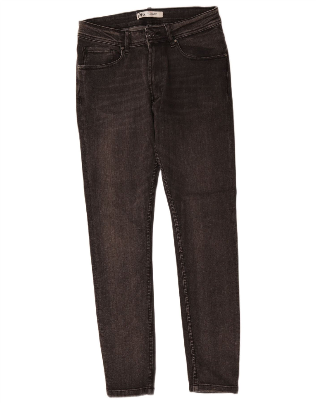 Zara Mens Slim Jeans EU 40 Medium W31 L28 Grey Cotton