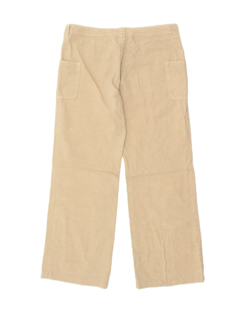 MARLBORO CLASSICS Womens Straight Casual Trousers W33 L32 Beige Cotton | Vintage Marlboro Classics | Thrift | Second-Hand Marlboro Classics | Used Clothing | Messina Hembry 