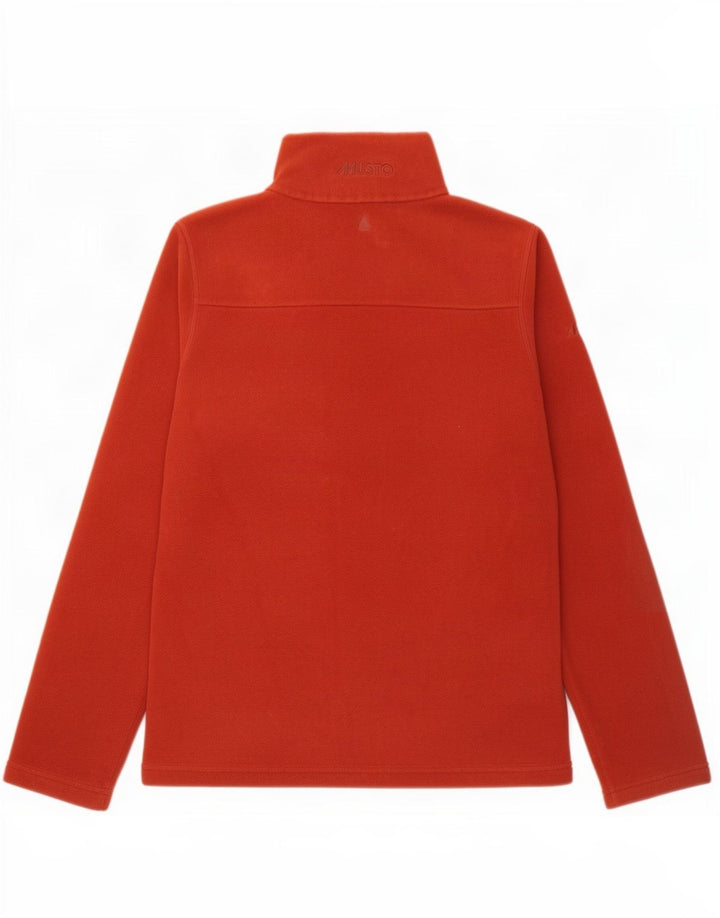 Musto Womens Fleece Jacket UK 12 Medium Orange Polyester