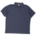 Columbia Mens Omni-Wick Polo Shirt XL Navy Blue Polyester