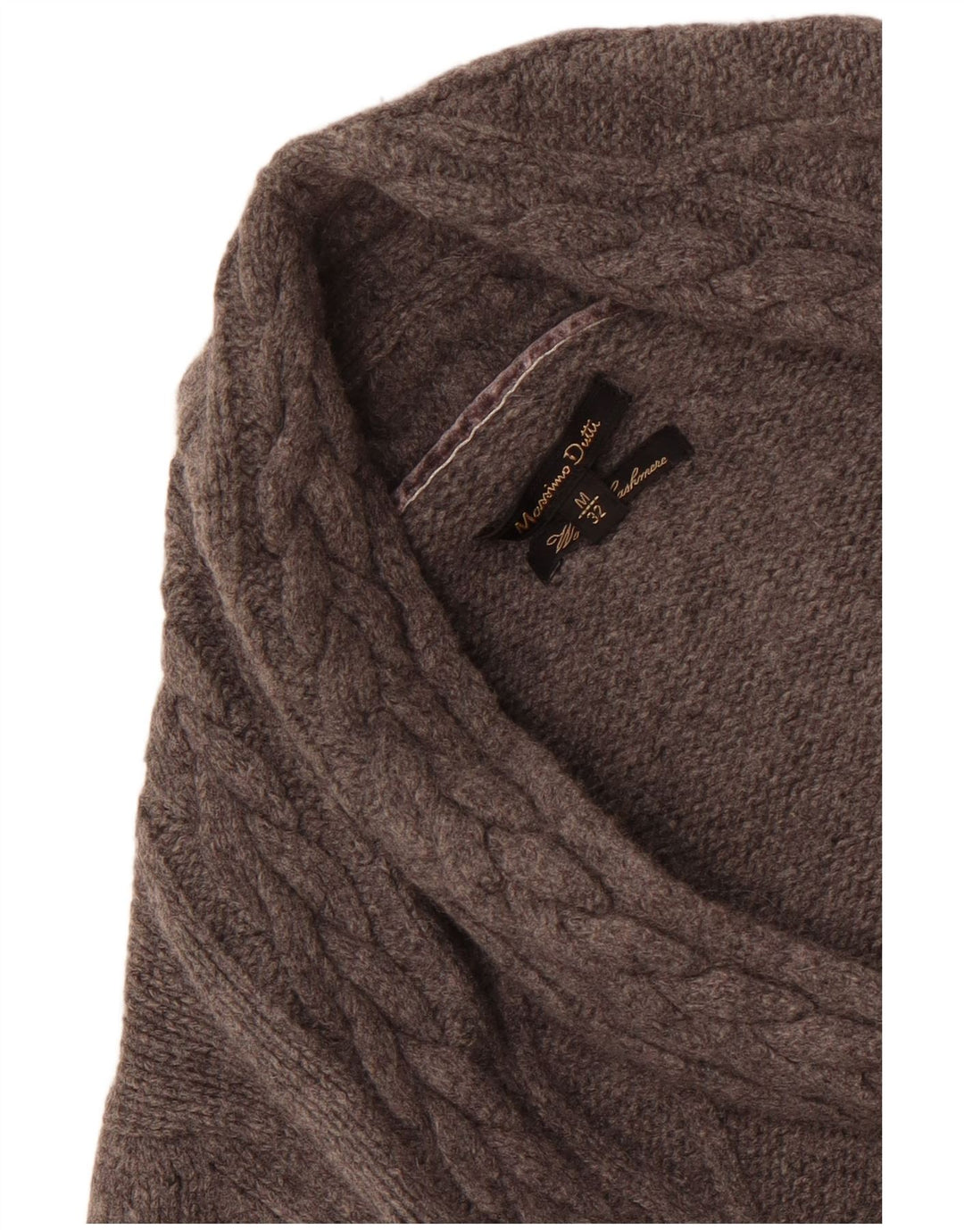 Massimo Dutti Womens Open Cardigan Sweater UK 14 Medium Grey Wool