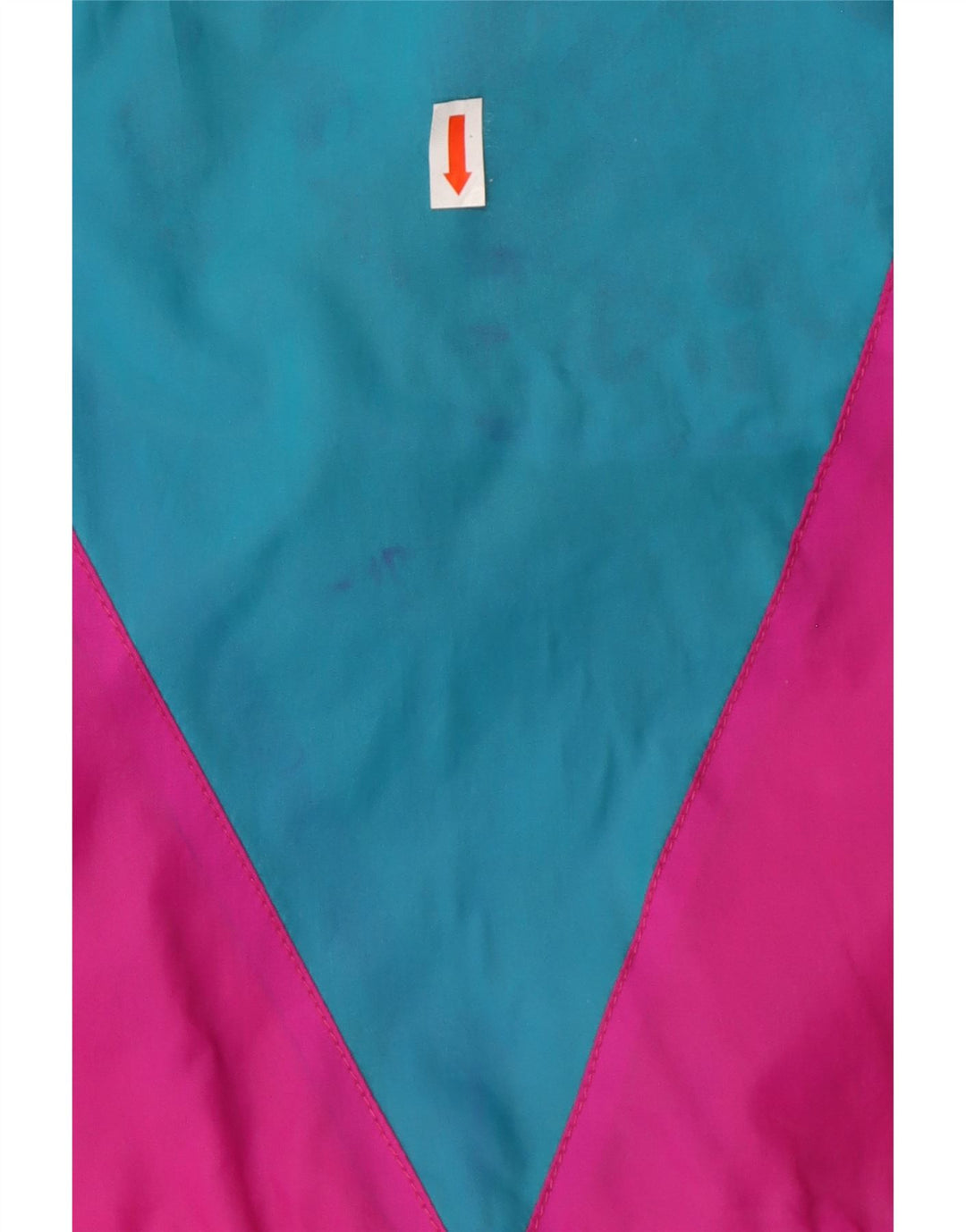 ETIREL Womens Oversized Hooded Raincoat UK 14 Medium Pink Floral 80s