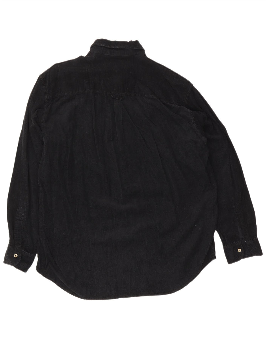 Carrera Mens Corduroy Shirt XL Navy Blue Cotton
