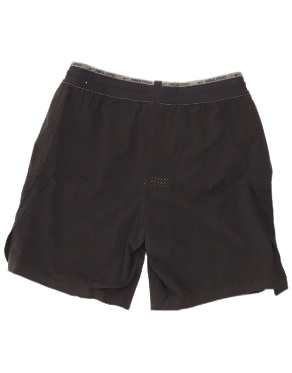 Nike Mens Dri Fit Graphic Regular Sport Shorts Medium W30 Black Sports