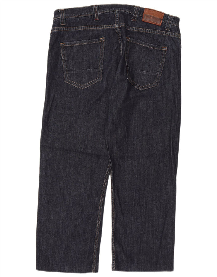 MARKS & SPENCER Mens Blue Harbour Straight Jeans W38 L25  Navy Blue Cotton
