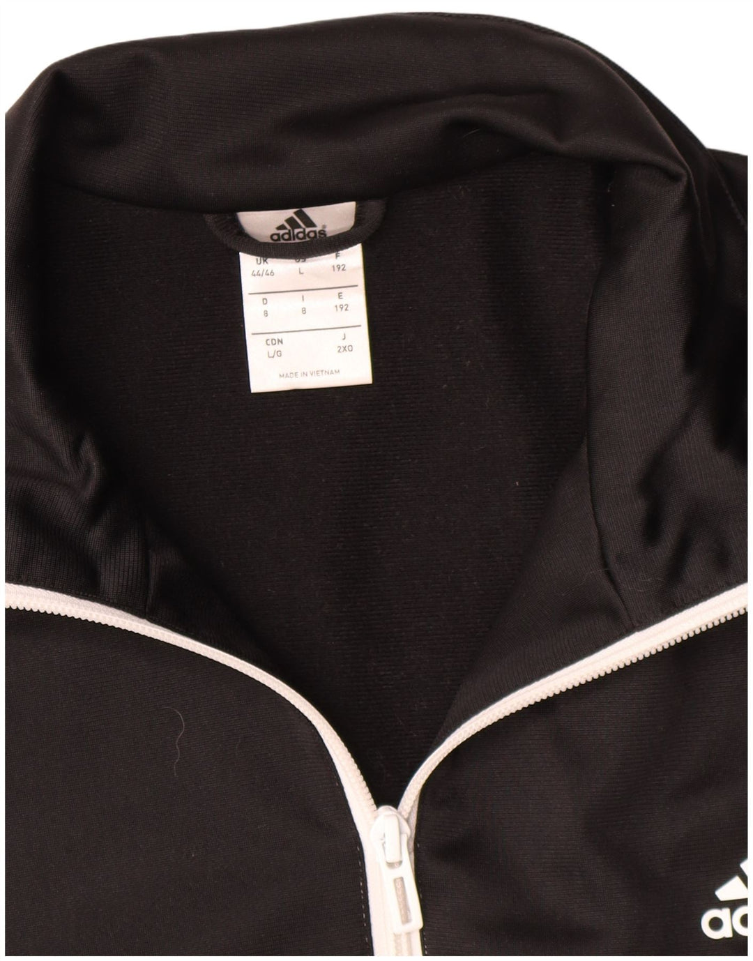 Adidas Mens Tracksuit Top Jacket UK 44/46 Large Grey Colourblock Polyester