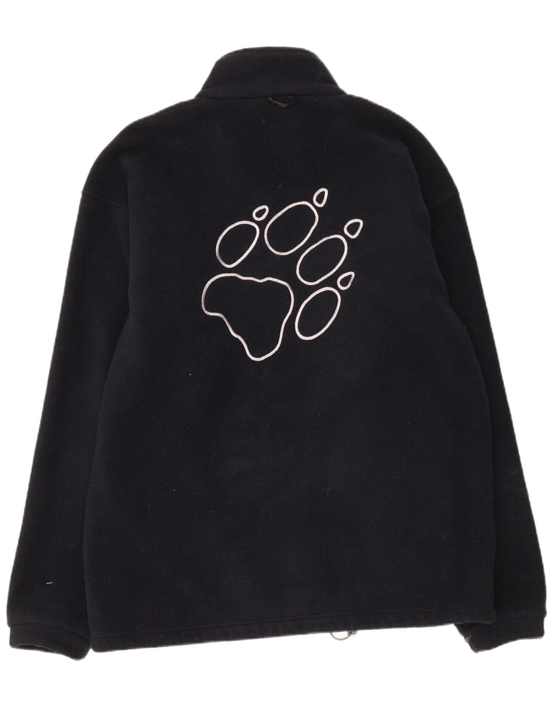 Jack Wolfskin Mens Fleece Jacket UK 38 Medium Black