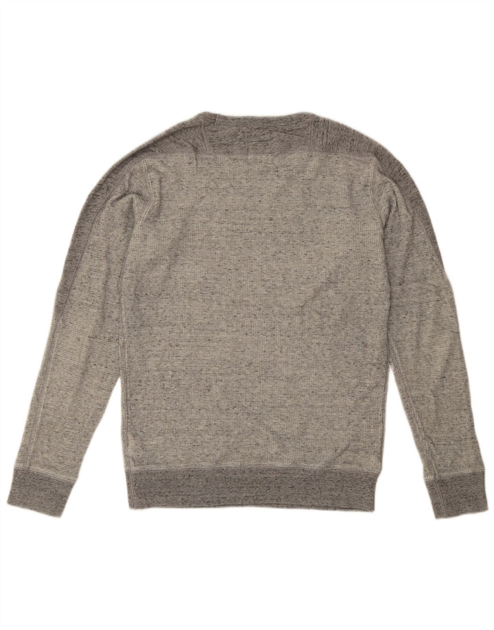 DIESEL Mens Sweatshirt Jumper Medium Grey Colourblock Cotton