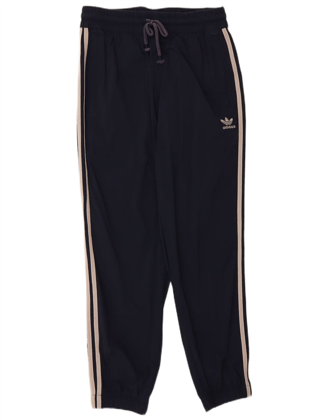 Adidas Mens Tracksuit Trousers Joggers Medium Navy Blue Polyester