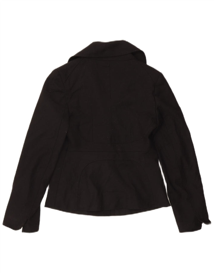 Sportmax Womens Blazer Jacket UK 10 Small Black Wool