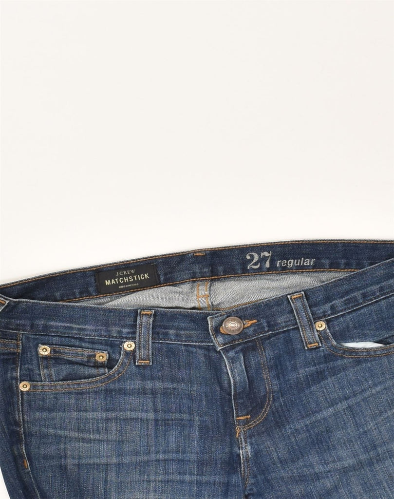 J. CREW Womens Matchstick Regular Straight Jeans W27 L34 Blue Cotton | Vintage J. Crew | Thrift | Second-Hand J. Crew | Used Clothing | Messina Hembry 