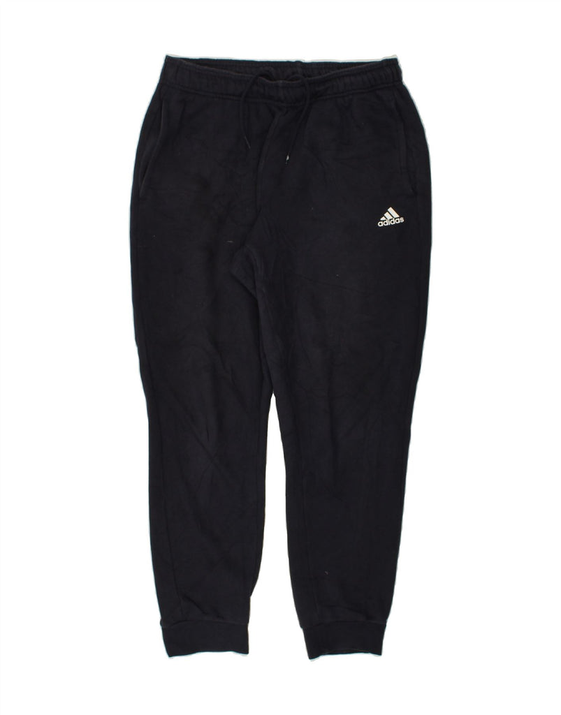 ADIDAS Mens Tracksuit Trousers Joggers UK 42/44 Large Navy Blue Cotton | Vintage Adidas | Thrift | Second-Hand Adidas | Used Clothing | Messina Hembry 