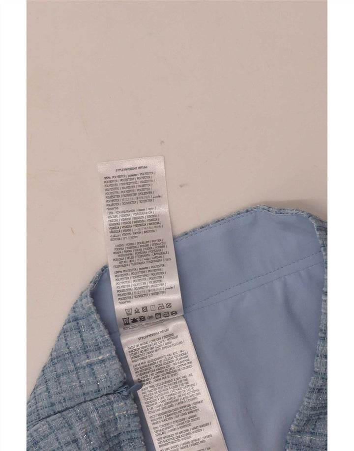 Guess Womens Mini Skirt UK 10 Small W28 Blue Check Polyester