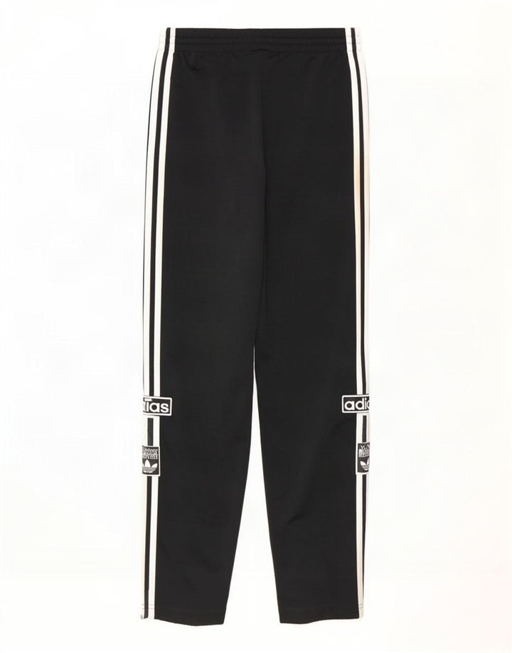 Adidas Mens Graphic Tracksuit Trousers XS Black Polyester