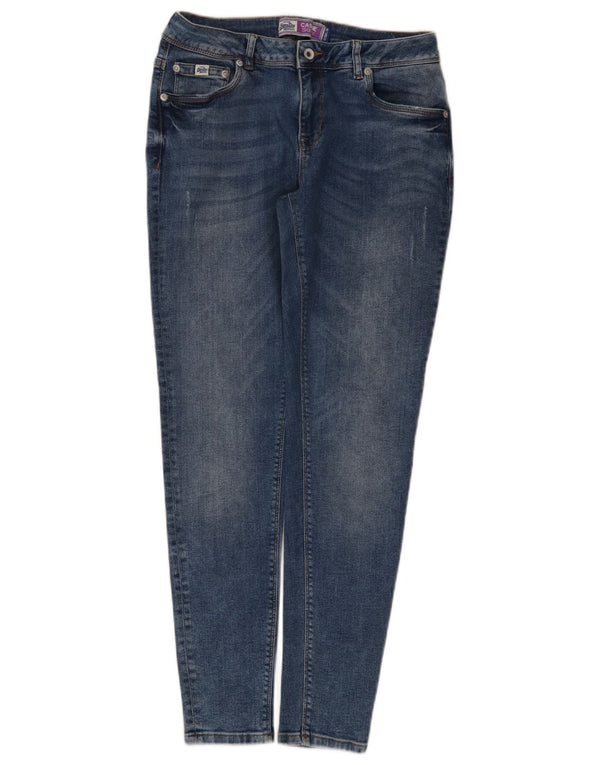 Superdry Womens Cassie Skinny Jeans W32 L30 Blue Cotton